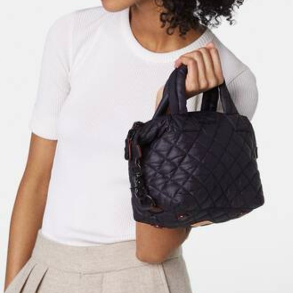 Camo quilted nylon mini handbag MZ Sutton inspired like new - Picture 5 of 14